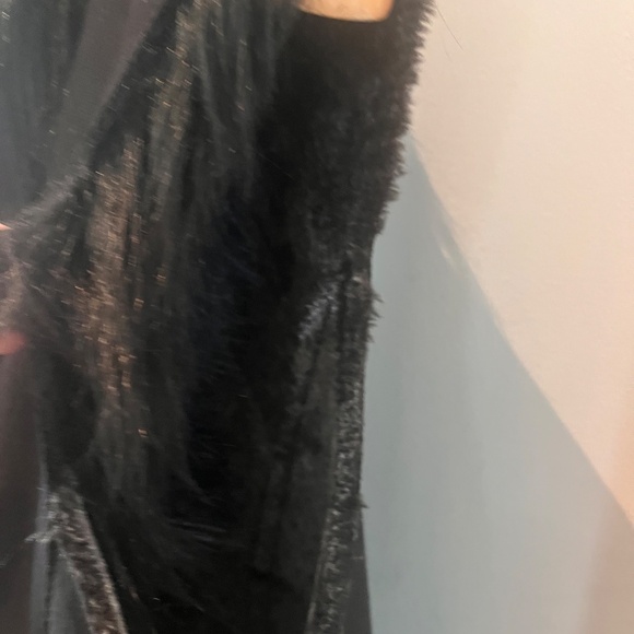 Shawl Collar Faux Fur Vest - Picture 7 of 9